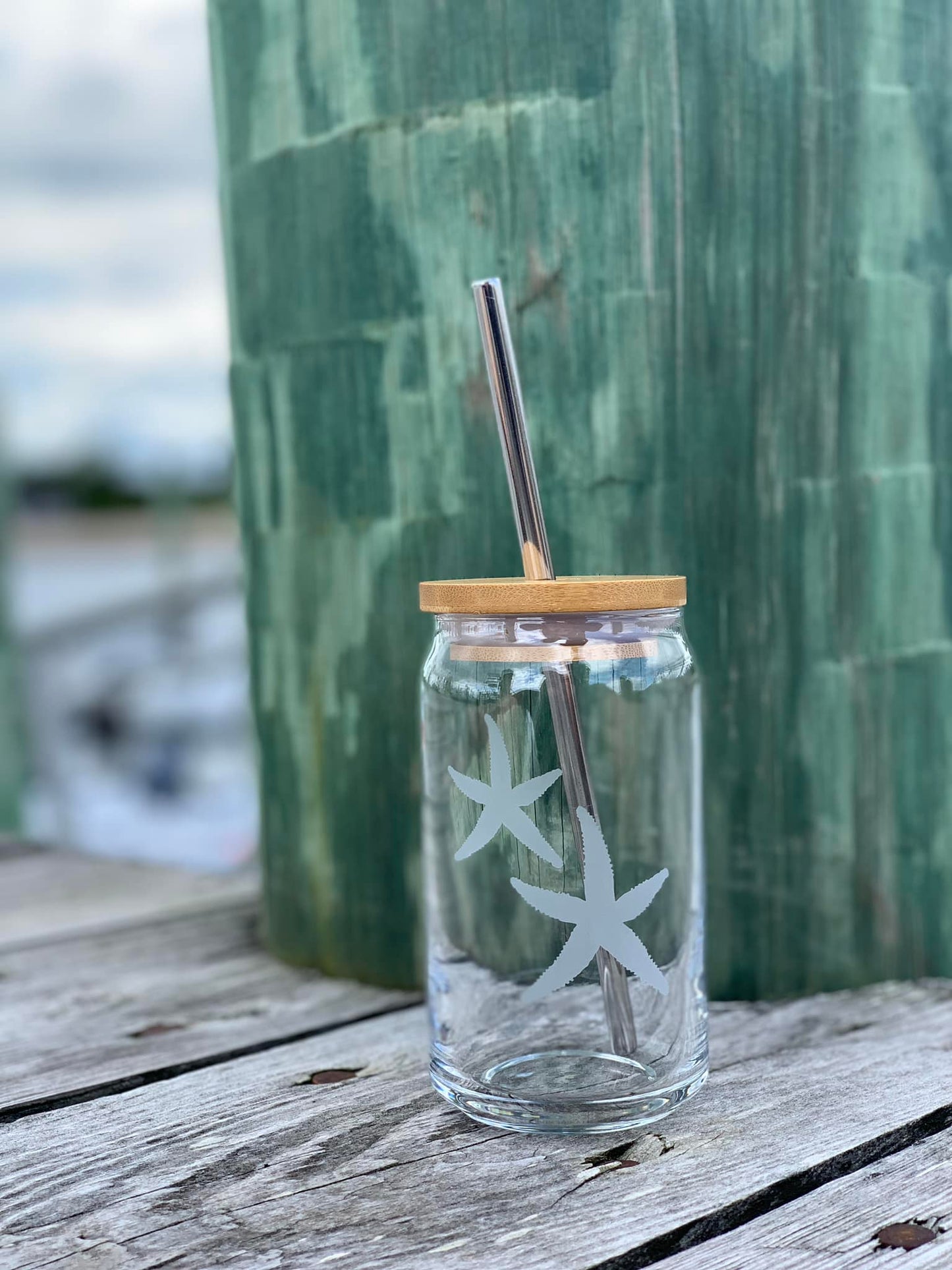 Beer Can Glass 16 oz